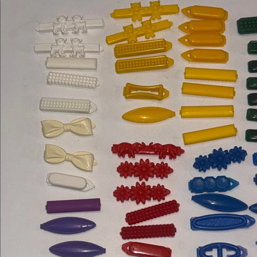 GOODY Vintage Snap-Tight Kiddie Barrettes 1980s Vintage Plastic barrettes